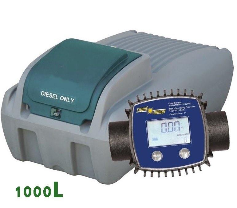 מיכל סולר נייד 1000 ליטר+מונה NZ